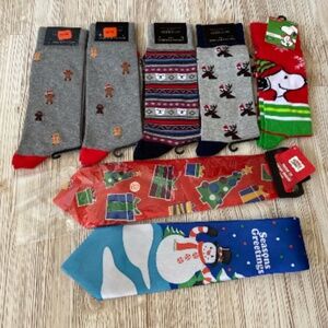 Men’s Christmas bundle, sock bundle, Ties, stocking stuffer